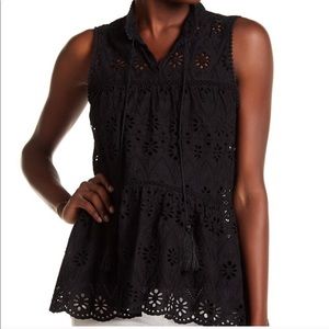 kate spade eyelet top